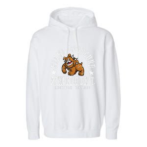 MIAMI Dogpound Workout Excercise Lover Dog Owner Garment-Dyed Fleece Hoodie