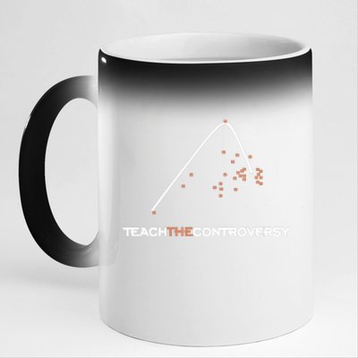 Matt Darling Wearing Teach The Controversy 11oz Black Color Changing Mug