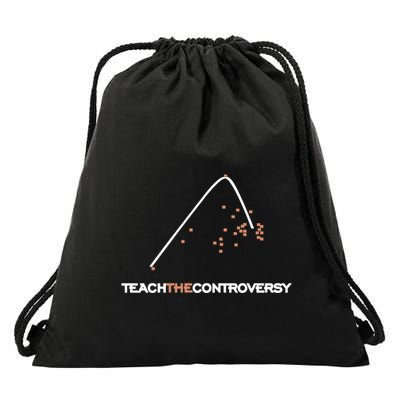Matt Darling Wearing Teach The Controversy Drawstring Bag