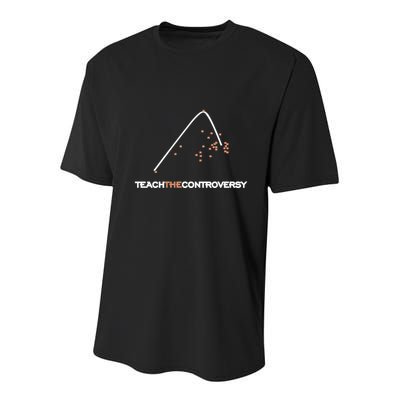 Matt Darling Wearing Teach The Controversy Youth Performance Sprint T-Shirt