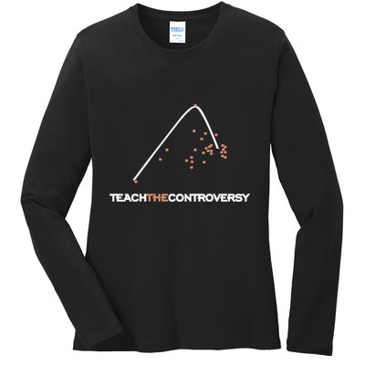 Matt Darling Wearing Teach The Controversy Ladies Long Sleeve Shirt