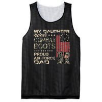 My Daughter Wear Combat Boots Proud Dad Of Veteran Mesh Reversible Basketball Jersey Tank