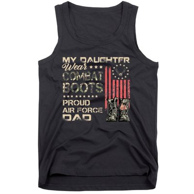 My Daughter Wear Combat Boots Proud Dad Of Veteran Tank Top