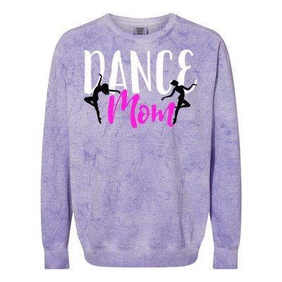 MotherS Day With Cute Dance Mom Colorblast Crewneck Sweatshirt