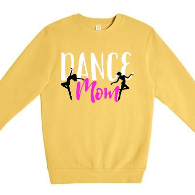 MotherS Day With Cute Dance Mom Premium Crewneck Sweatshirt