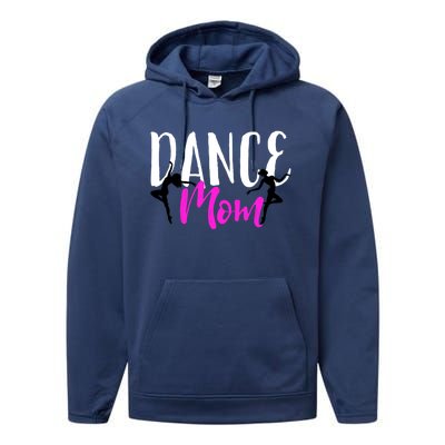 MotherS Day With Cute Dance Mom Performance Fleece Hoodie