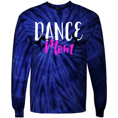 MotherS Day With Cute Dance Mom Tie-Dye Long Sleeve Shirt