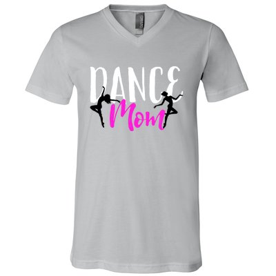 MotherS Day With Cute Dance Mom V-Neck T-Shirt