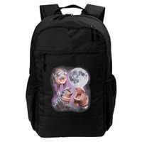 Moo Deng With The Moon Backpack