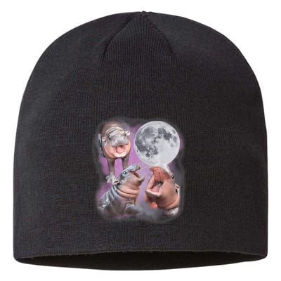 Moo Deng With The Moon Sustainable Beanie