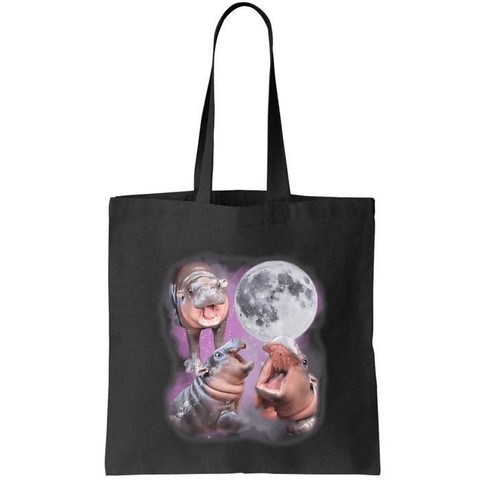 Moo Deng With The Moon Bag