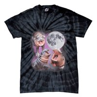 Moo Deng With The Moon Tie-Dye T-Shirt