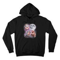 Moo Deng With The Moon Tall Hoodie