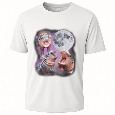 Moo Deng With The Moon Performance Shirt