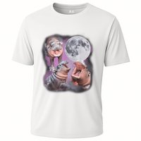 Moo Deng With The Moon Performance Shirt