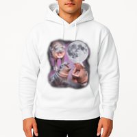 Moo Deng With The Moon Hoodie