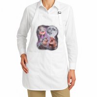 Moo Deng With The Moon Apron