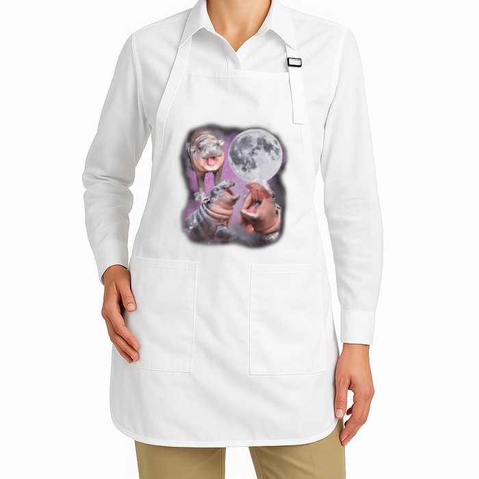 Moo Deng With The Moon Apron