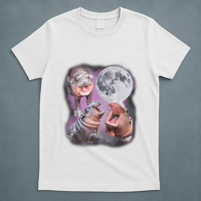 Moo Deng With The Moon T-Shirt