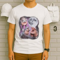 Moo Deng With The Moon T-Shirt