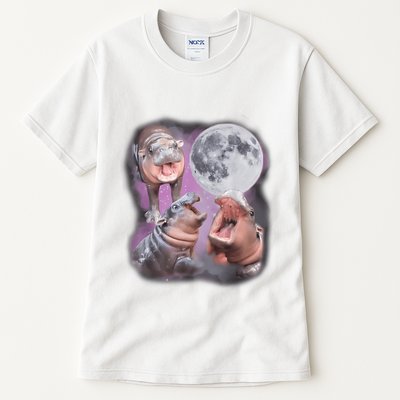 Moo Deng With The Moon Tall T-Shirt