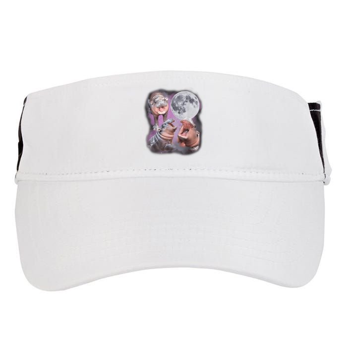 Moo Deng With The Moon Adult Drive Performance Visor