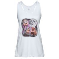Moo Deng With The Moon Ladies Essential Flowy Tank