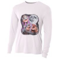 Moo Deng With The Moon Cooling Performance Long Sleeve Crew