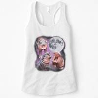Moo Deng With The Moon Womens Tank Top