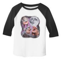Moo Deng With The Moon Toddler Fine Jersey T-Shirt