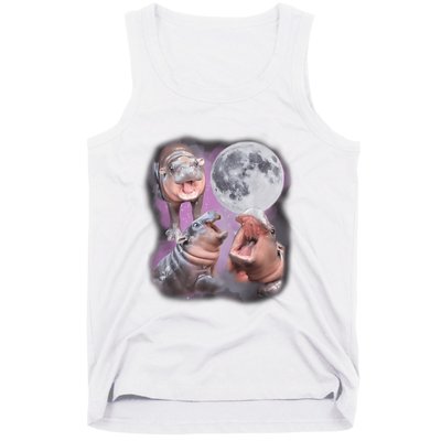 Moo Deng With The Moon Tank Top