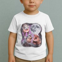 Moo Deng With The Moon Toddler T-Shirt