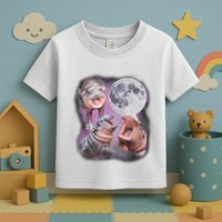 Moo Deng With The Moon Toddler T-Shirt