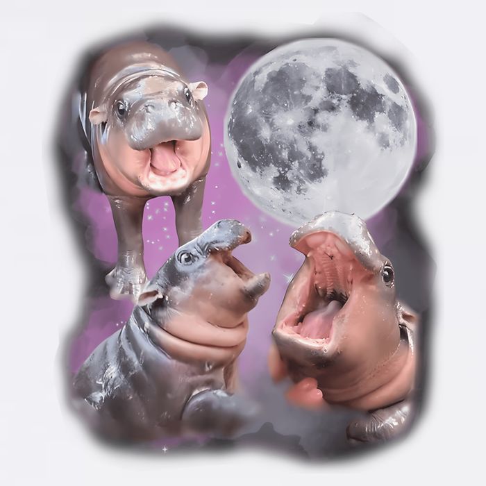 Moo Deng With The Moon Visor