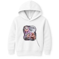 Moo Deng With The Moon Kids Hoodie