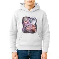 Moo Deng With The Moon Kids Hoodie