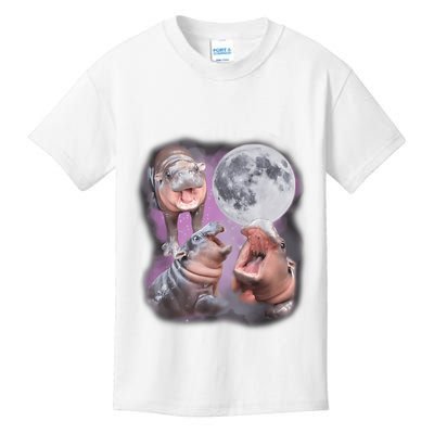 Moo Deng With The Moon Kids T-Shirt