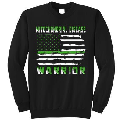 Mitochondrial Disease Warrior USA Flag United States Flag Sweatshirt