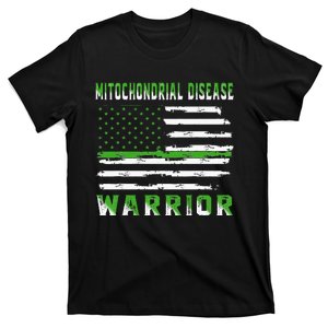 Mitochondrial Disease Warrior USA Flag United States Flag T-Shirt