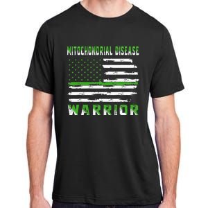 Mitochondrial Disease Warrior USA Flag United States Flag Adult ChromaSoft Performance T-Shirt