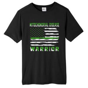 Mitochondrial Disease Warrior USA Flag United States Flag Tall Fusion ChromaSoft Performance T-Shirt