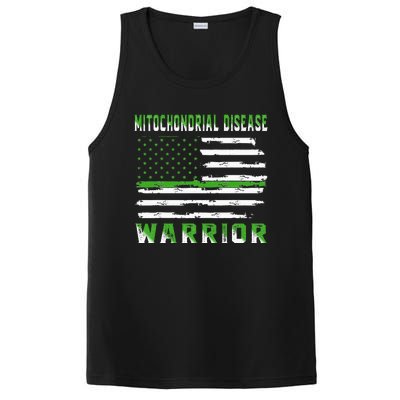 Mitochondrial Disease Warrior USA Flag United States Flag PosiCharge Competitor Tank