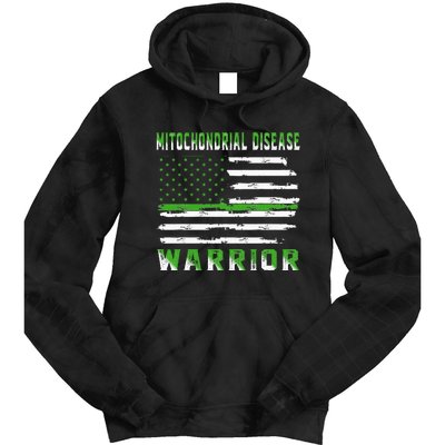 Mitochondrial Disease Warrior USA Flag United States Flag Tie Dye Hoodie