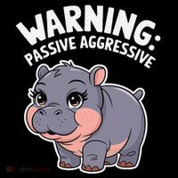Moo Deng Warning Passive Aggressive Hippo Sustainable Beanie