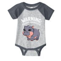 Moo Deng Warning Passive Aggressive Hippo Infant Baby Jersey Bodysuit