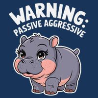 Moo Deng Warning Passive Aggressive Hippo Infant Baby Jersey Bodysuit