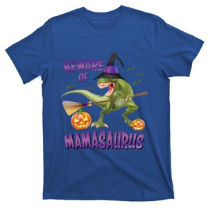 Mamasaurus Dinosaur Witch T Rex For Moms Halloween Party Gift T-Shirt