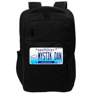 Mystik Dan Winner 2024 Betting License Plate Horse Racing Impact Tech Backpack