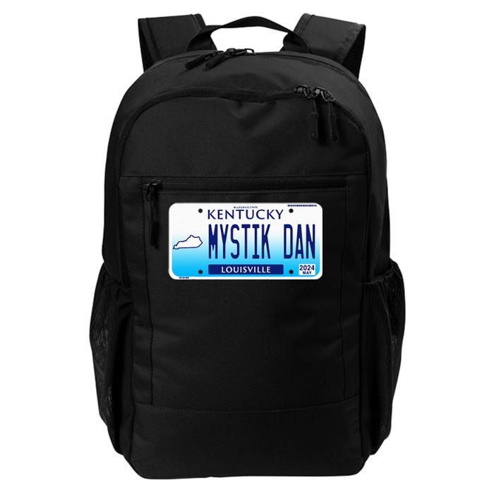 Mystik Dan Winner 2024 Betting License Plate Horse Racing Daily Commute Backpack