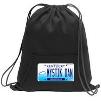 Mystik Dan Winner 2024 Betting License Plate Horse Racing Sweatshirt Cinch Pack Bag